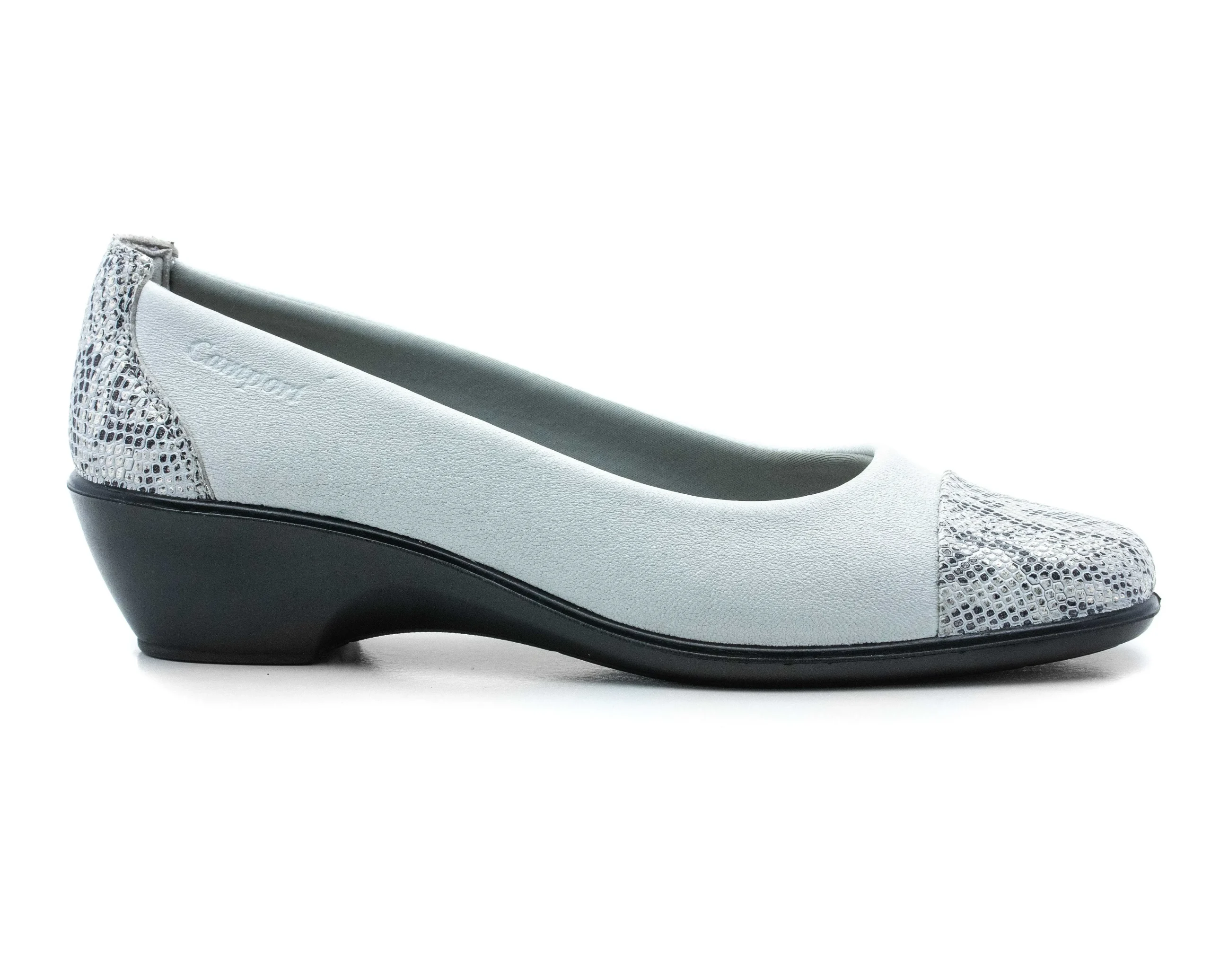 Sapatos^Camport Sapato Dress Code Stretch Branco