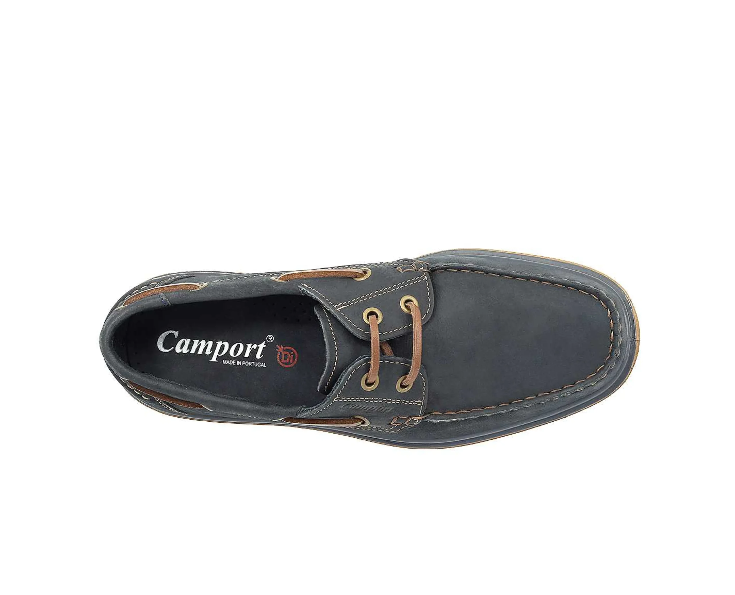 Sapatos^Camport Sapato Pu Boat Navy