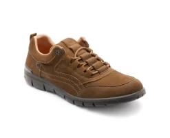 Sapatos^Camport Sapato Walking Castanho